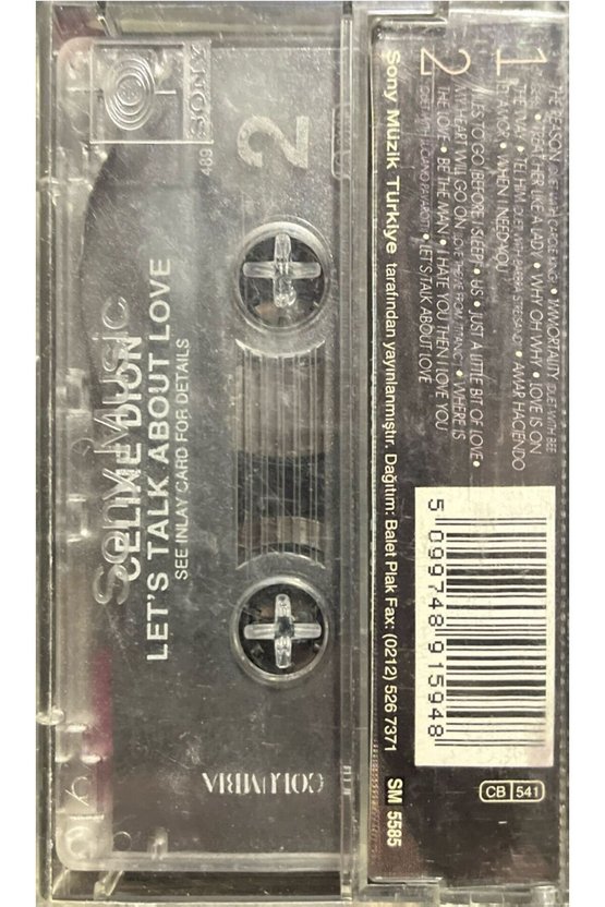 Kaset Celine Dion Lets Talk About Love Kaset