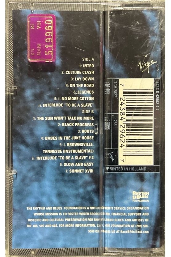 Kaset Sacred Spirit Volume 2 Culture Clash Kaset