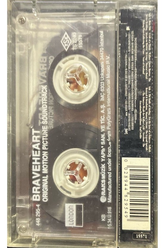 Kaset Braveheart Mel Gibson Soundtrack Kaset