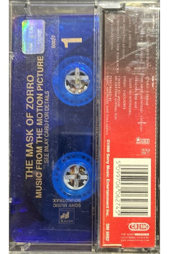 Kaset The Mask Of Zorro Soundtrack Kaset