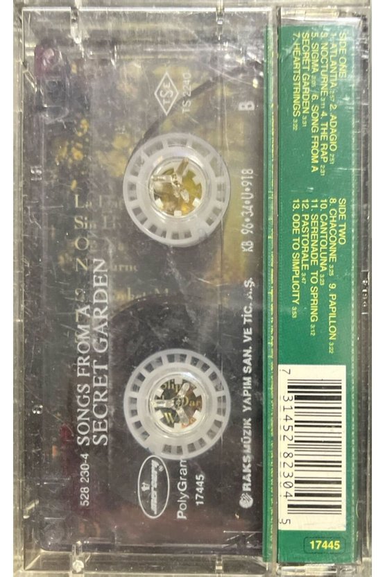 Kaset Secret Garden Songs From A Secret Garden Soundtrack Kaset