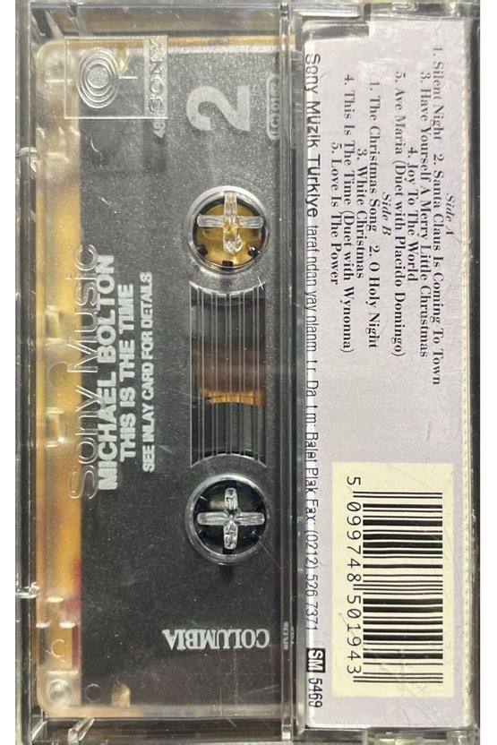 Kaset Michael Bolton This Is The Time Kaset