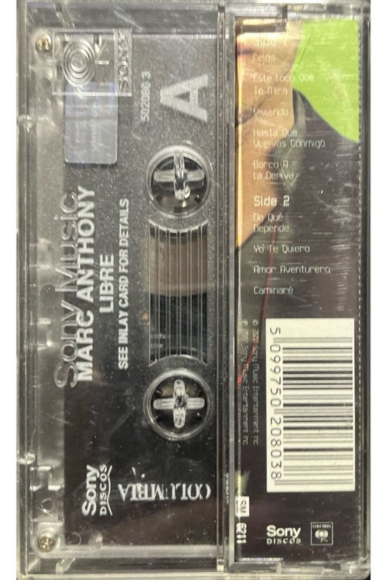 Kaset March Anthony Libre Kaset