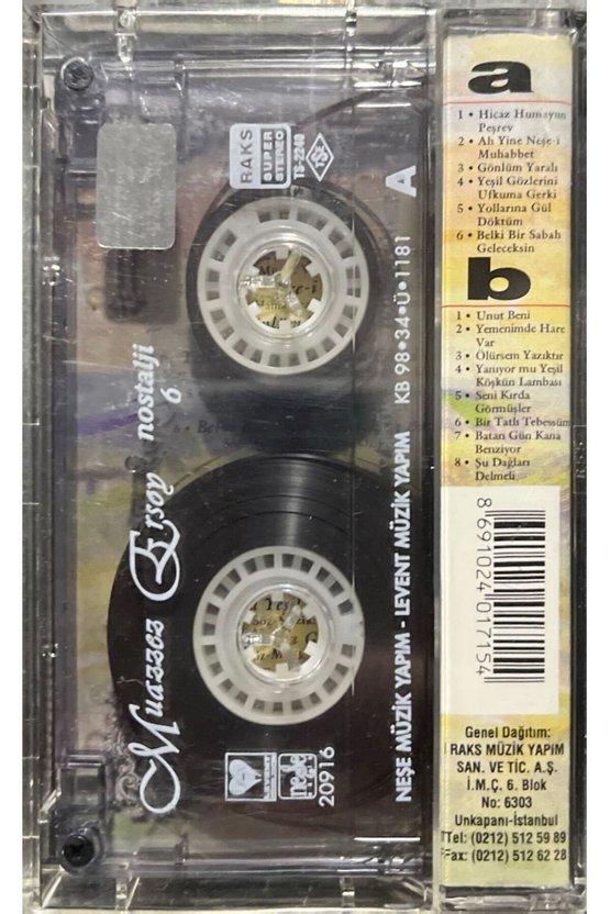 Kaset Muazzez Ersoy Nostalji 6 Kaset