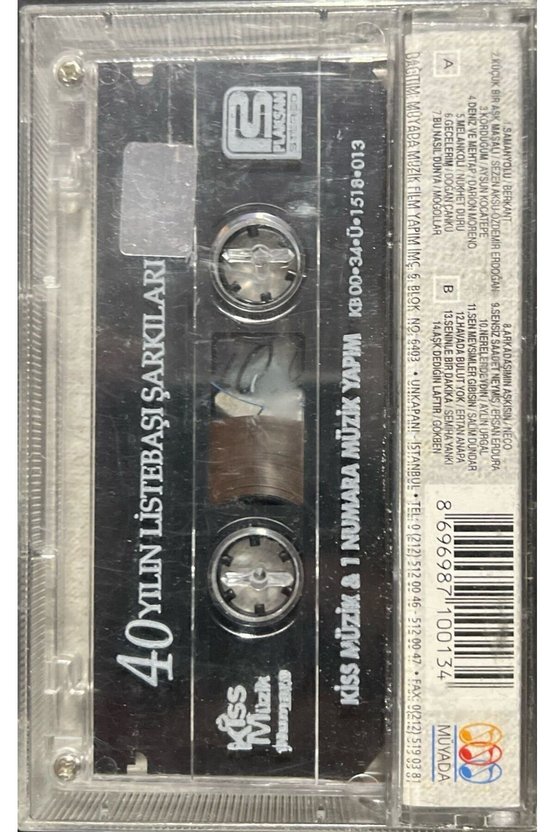 Kaset 40 Yılın Listebaşı Şarkıları Kaset