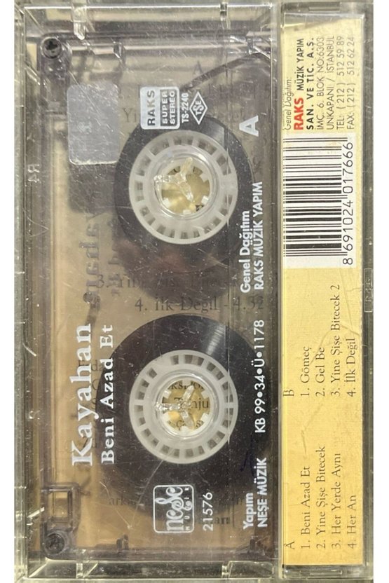 Kaset Kayahan Beni Azat Et Kaset