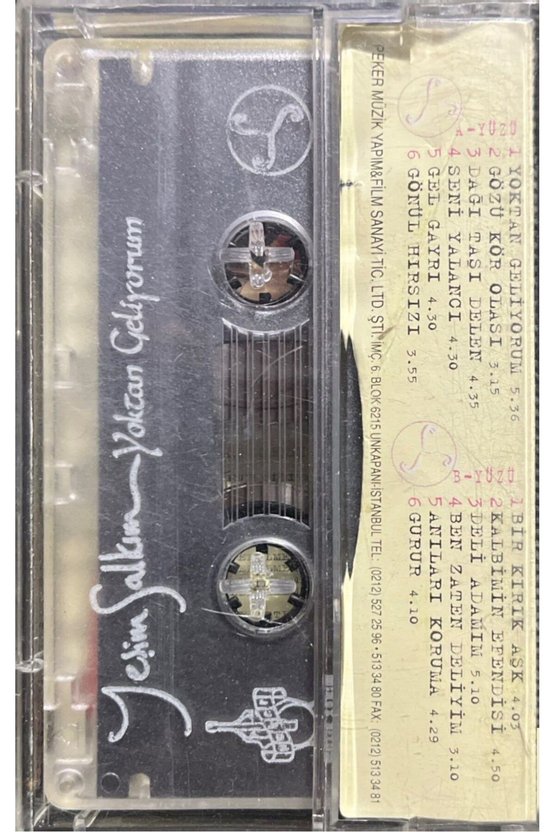 Kaset Yeşim Salkım Yoktan Geliyorum Kaset