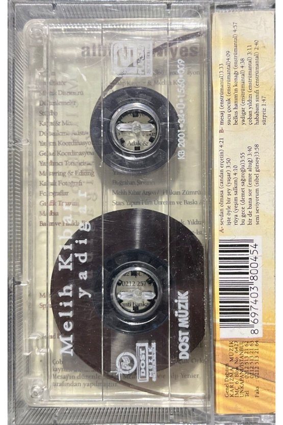 Kaset Melih Kibar Yadigar Kaset