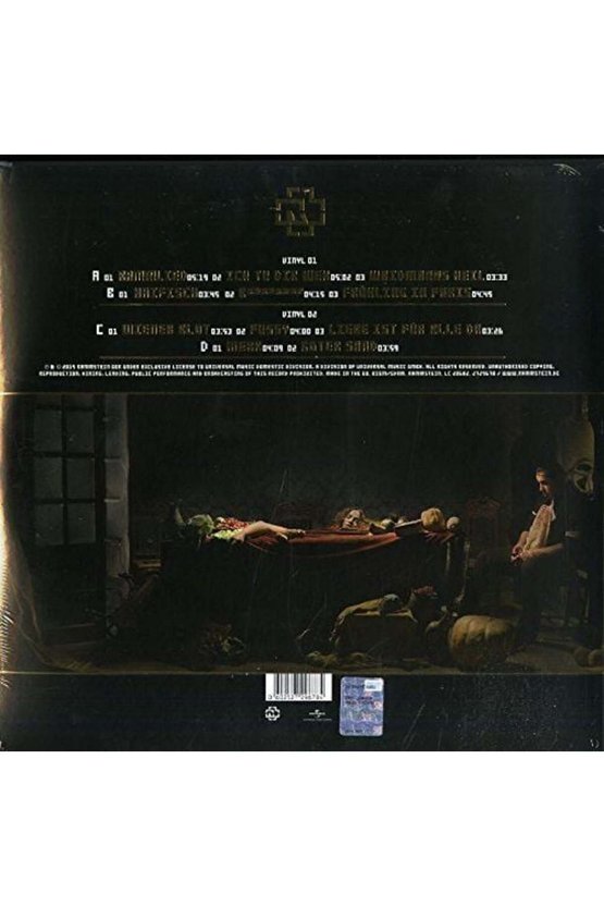 Rammstein Liebe ist für alle da (Remastered) Double LP Plak