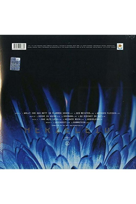 Rammstein Herzeleid (Remastered) Double LP Plak
