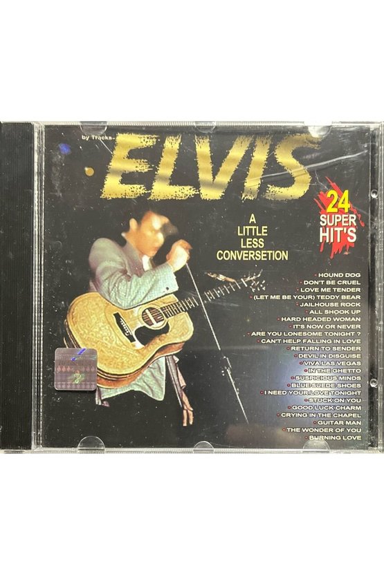 (Plak Değildir CD dir) CD Elvis Presley Elvis A Little Less Conversetion 24 Super Hits CD