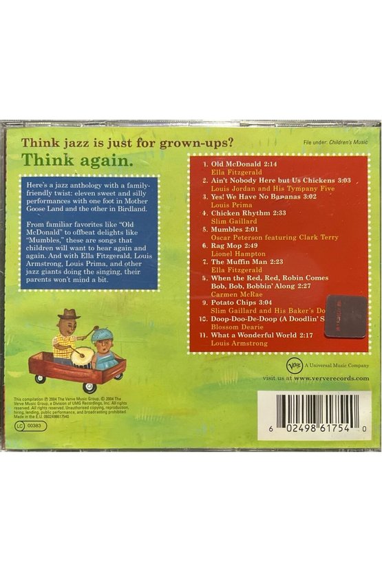 (Plak Değildir CD dir) CD Jazz For Kids CD