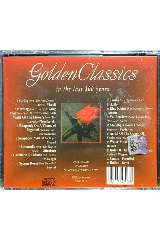 (Plak Değildir CD dir) CD Golden Classics In The Last 300 Years CD