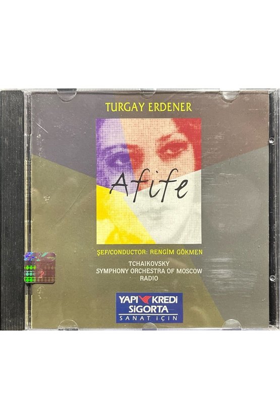 (Plak Değildir CD dir) CD Turgay Erdener Afife Tchaikovsky CD