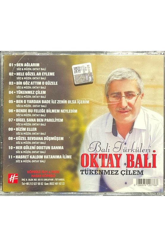 (Plak Değildir CD dir) CD Oktay Bali Tükenmez Çilem CD