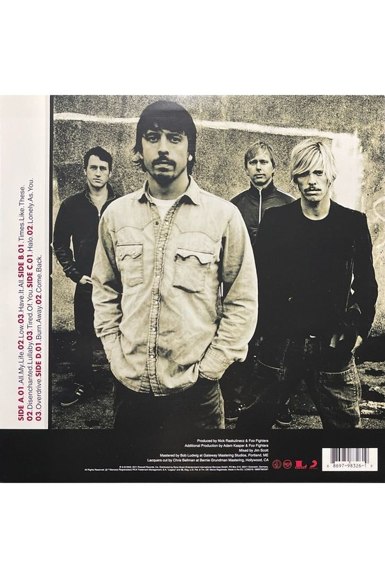 Foo Fighters One By One Double LP Plak