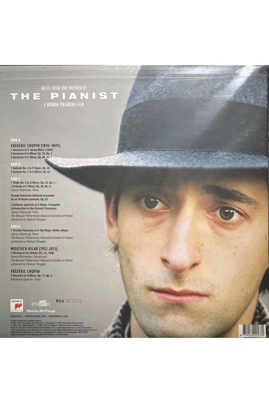 Music From The Motion Picture The Pianist A Roman Polanski Film Double LP Plak