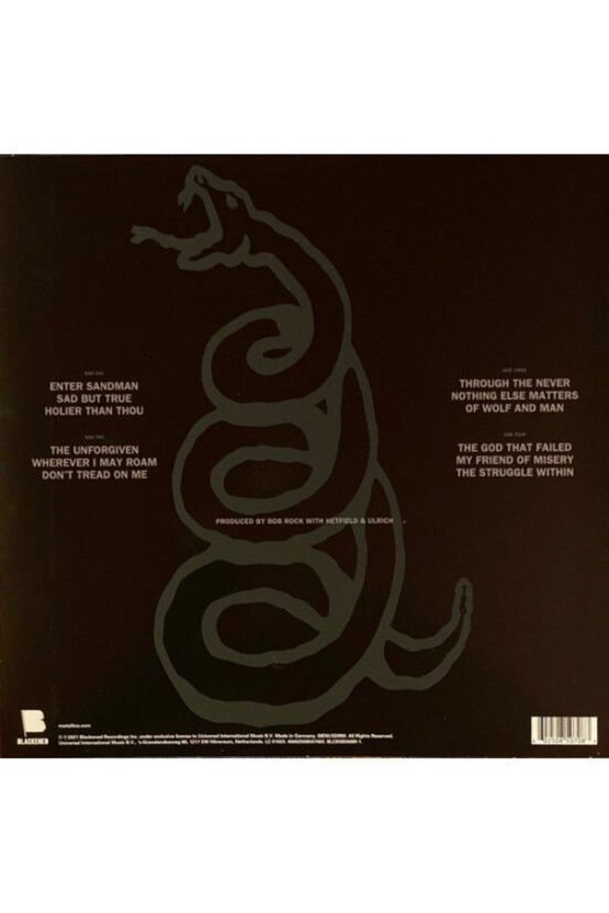 Metallica – Metallica (Black Album) Plak