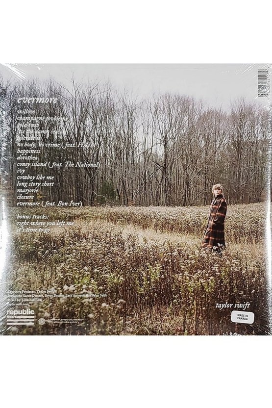 Taylor Swift Evermore (Coloured Vinyl) Double LP Plak