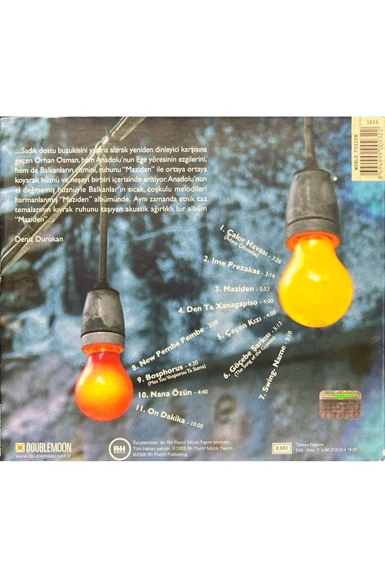 CD Buziki Orhan Osman Maziden CD