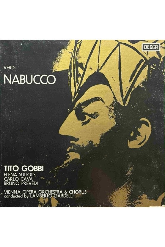 Giuseppe Verdi Nabucco 3 LP Box Set Plak