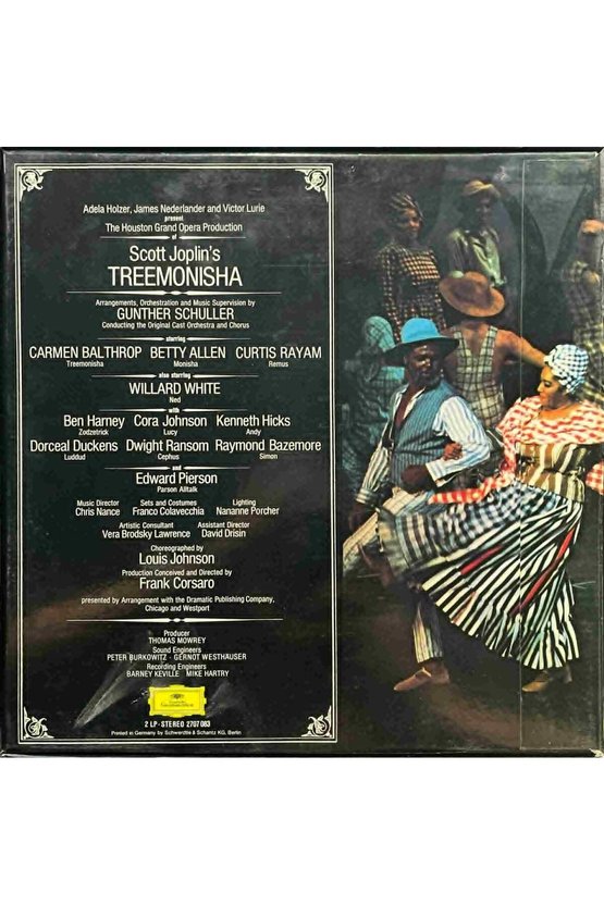 Scott Joplin Treemonisha 2 LP Box Set Plak