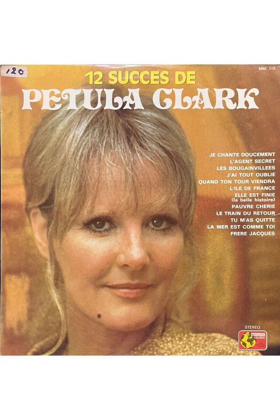 Petula Clark 12 Succes De LP Plak