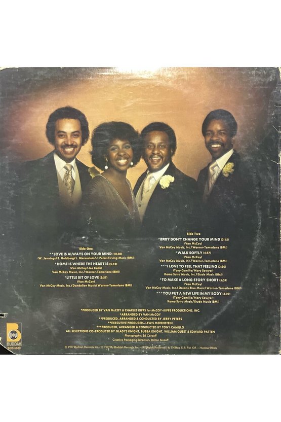Gladys Knight And The Pips All Our Love LP Plak