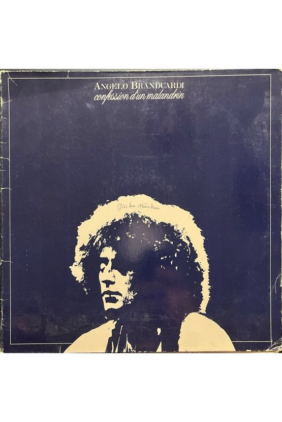 Angelo Branduardi Confession Dun Malandrin Lp Plak