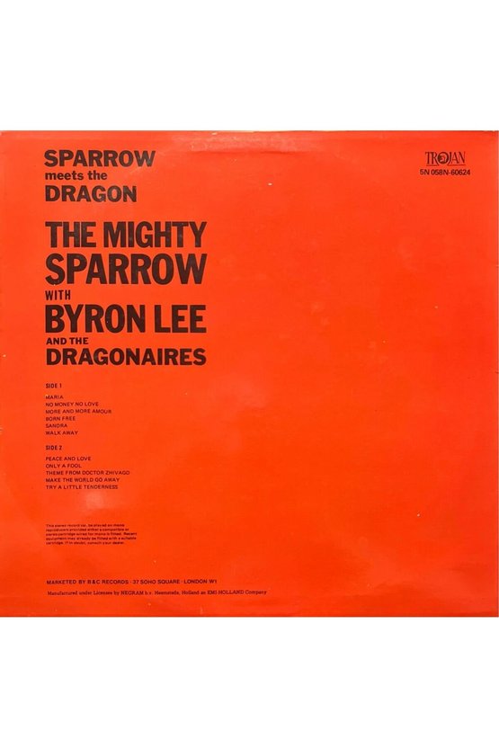 Sparrow Meets The Dragon LP Plak