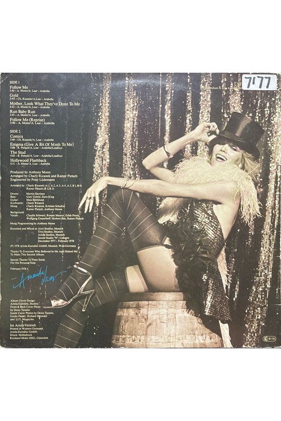 Amanda Lear Sweet Revenge LP Plak