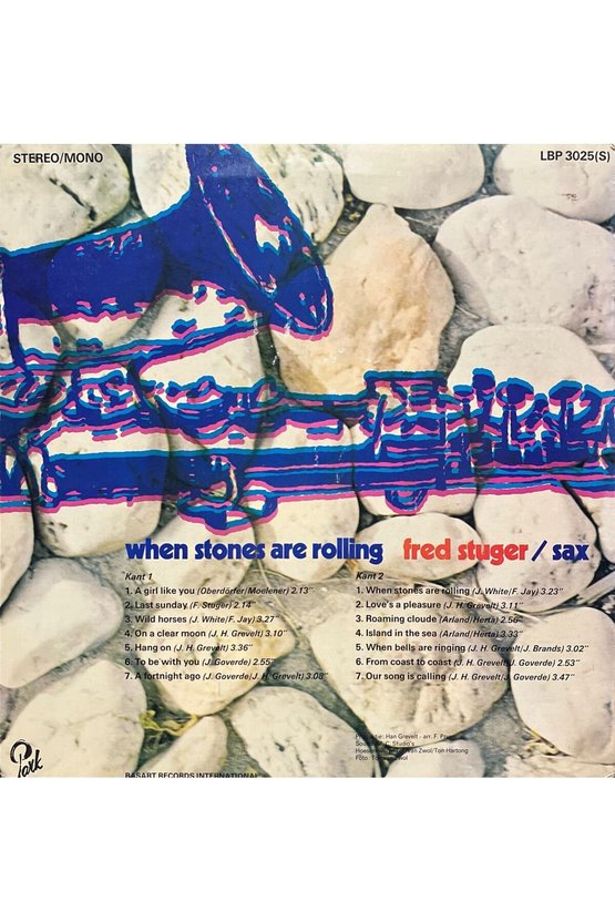 Fred Stuger When Stones Are Rolling LP Plak