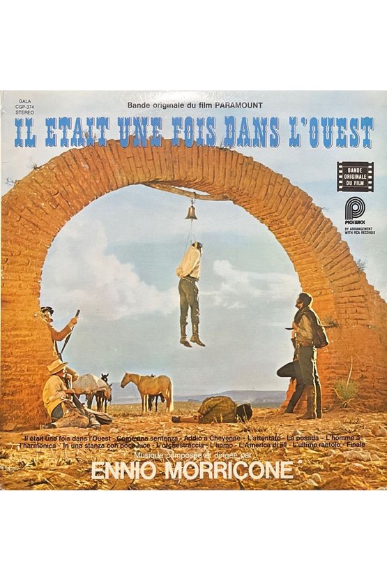 Ennio Morricone IL Etait Une Fois Dans Louest Soundtrack LP Plak