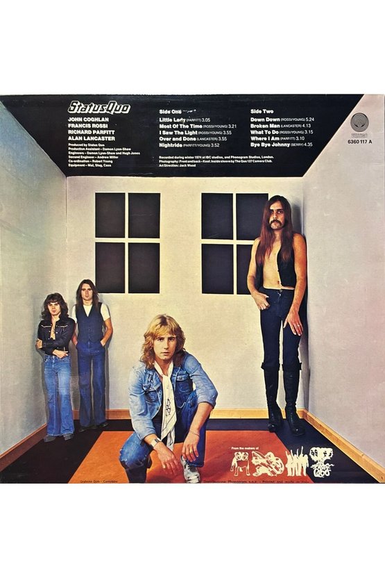 Status Quo On The Level LP Plak