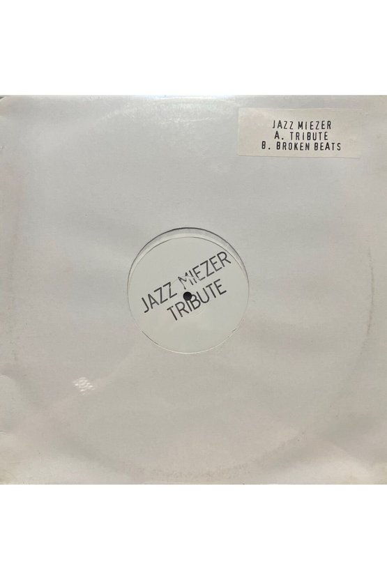 Jazz Miezer Tribute Maxi Single 45 Devir Açılmamış Ambalajında LP Plak