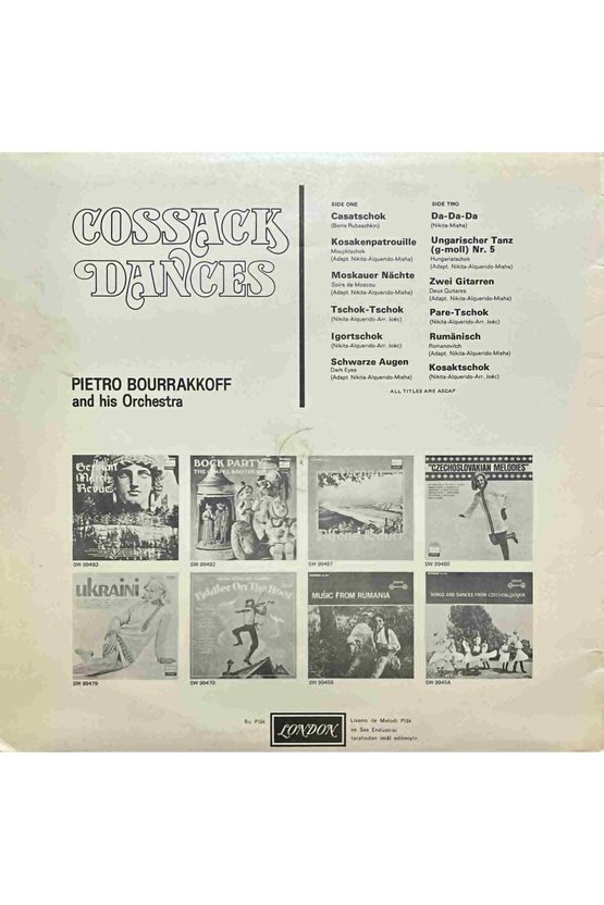 Cossack Dances Classic LP Plak
