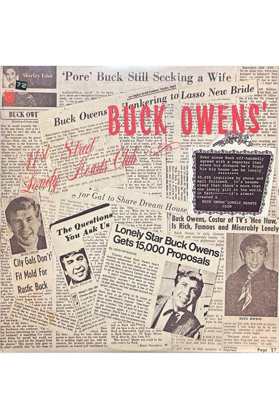 Buck Owens 41st Street Lonely Hearts Club  Weekend Daddy LP Plak