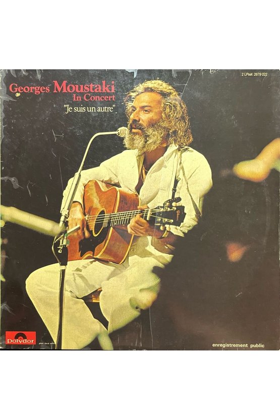 Georges Moustaki In Concert Double LP Plak
