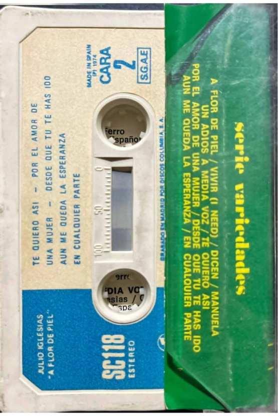 (Plak Değildir Kasettir) Julio Iglesias A Flor De Piel Kaset