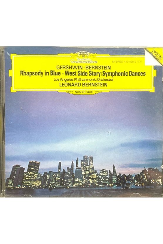 (Plak Değildir CD dir) CD Gerswin - Bernstein Rhapsody In Blue - West Side Story CD