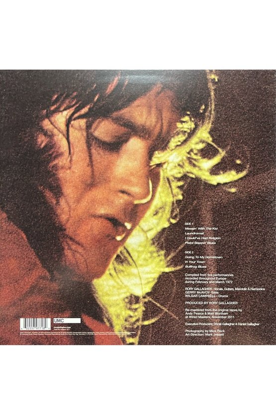 Rory Gallagher Live! In Europe LP Plak
