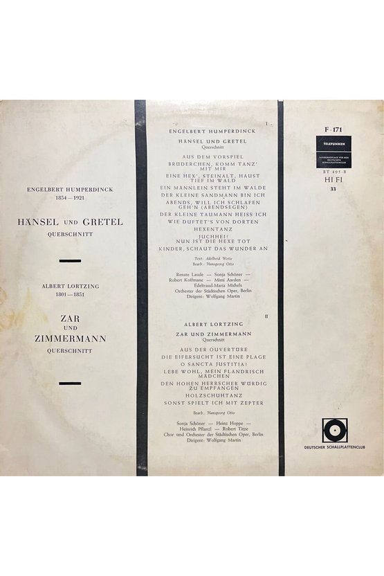 Engelbert Humperdinck Hansel Und Gretel LP Plak