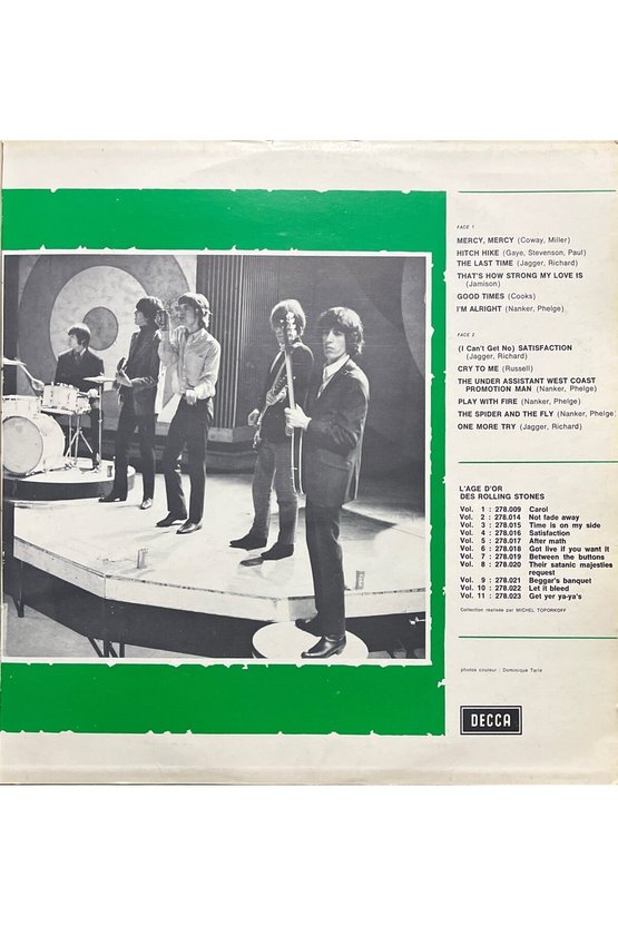 The Rolling Stones Lage Dor Des Vol 4 LP Plak