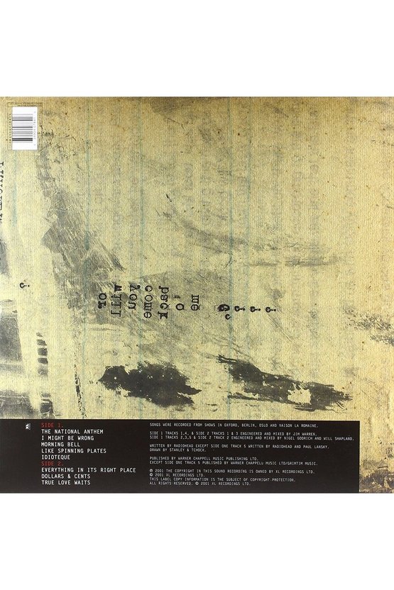Radiohead I Might Be Wrong LP Plak
