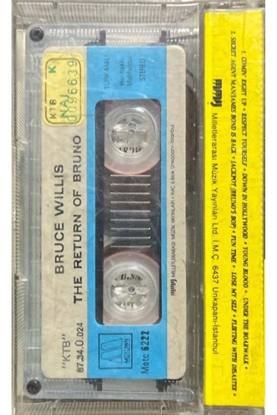 Bruce Willis The Return Of Bruno Kaset