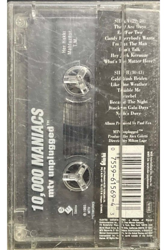 10.000 Maniacs Mtv Unplugged Kaset