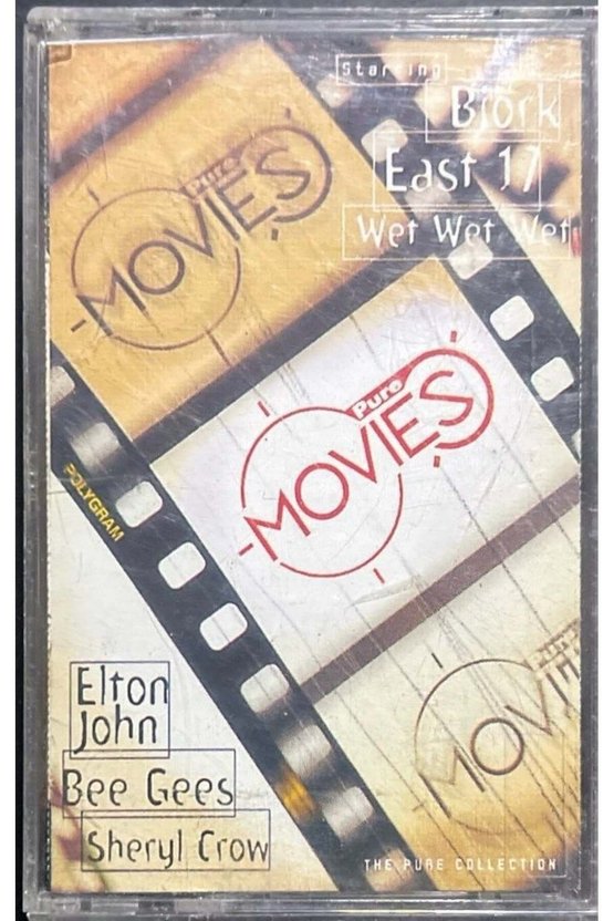 Pure Movies Björk East 17 Wet Wet Wet Elton John Bee Gees Sherly Crow Kaset