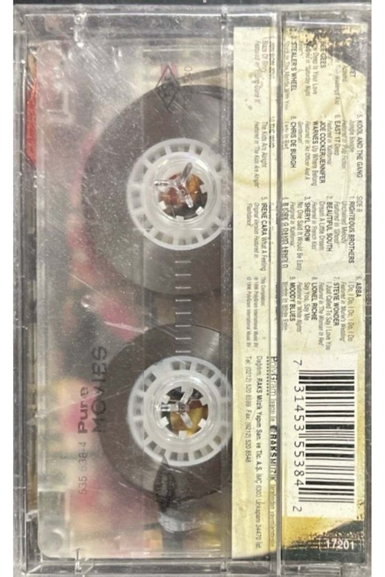 Pure Movies Björk East 17 Wet Wet Wet Elton John Bee Gees Sherly Crow Kaset