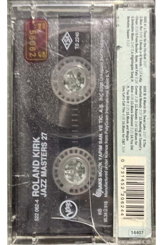 Roland Kırk Jazz Master 27 Kaset