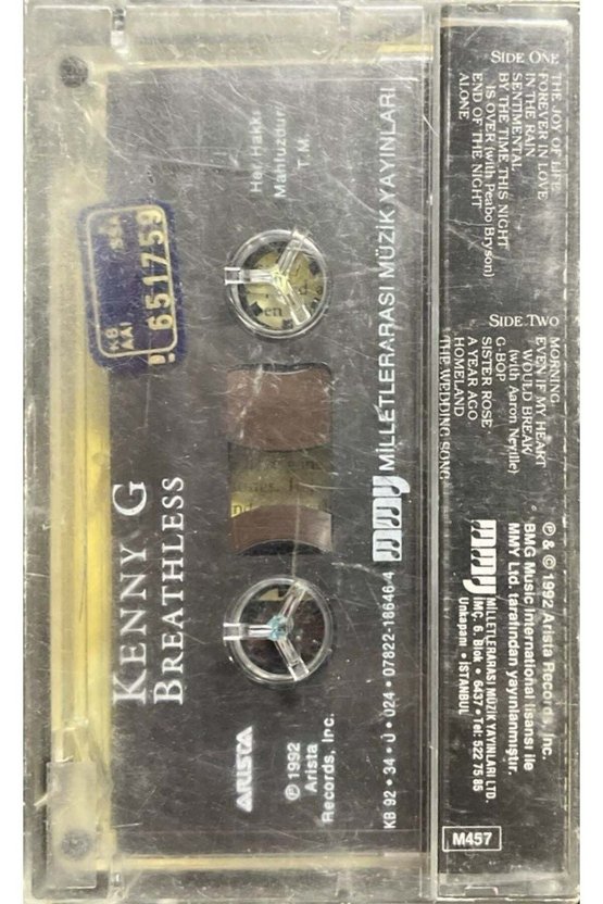 Kaset Kenny G Breathless Kaset